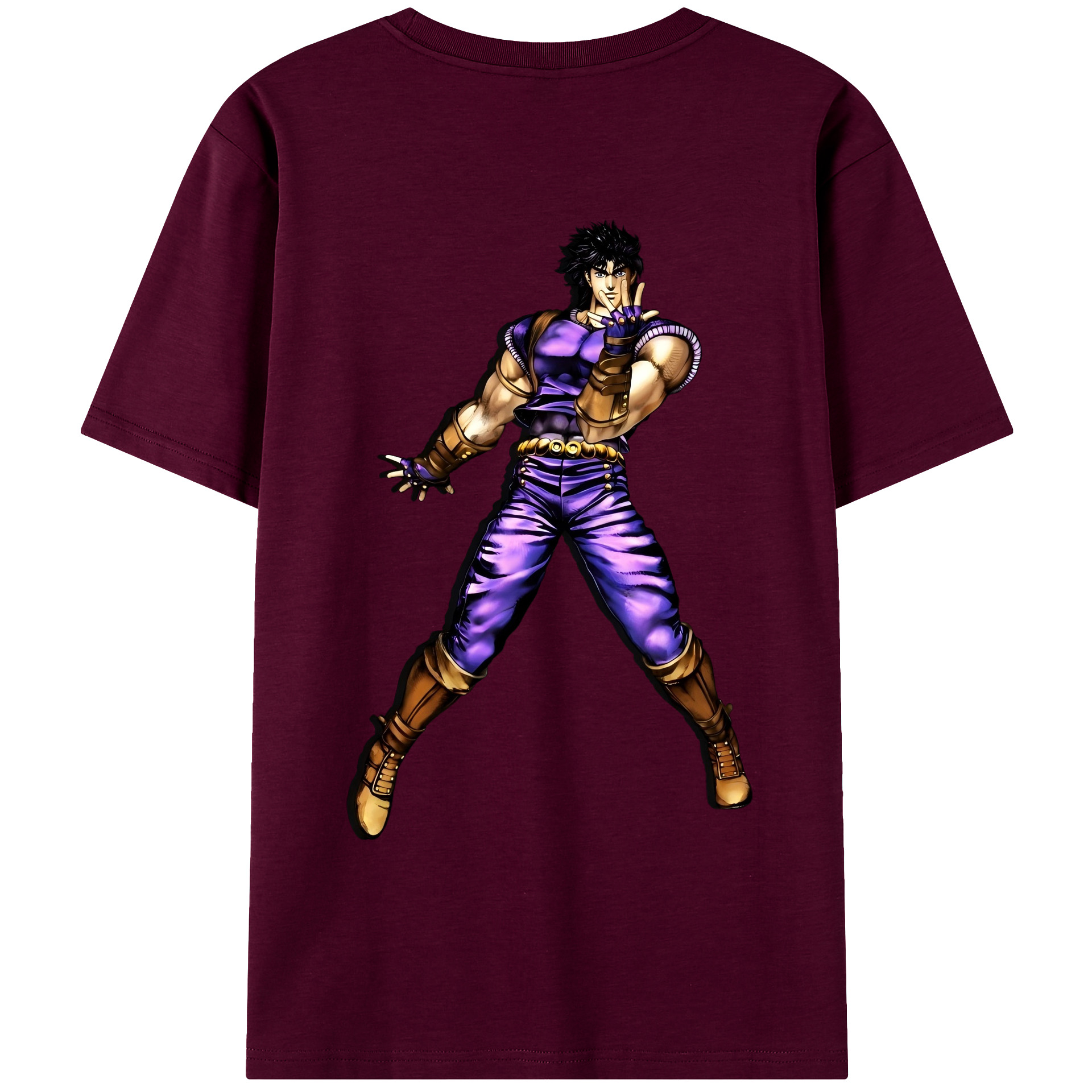 （画像用） ジョジョの奇妙な冒険 /ジョナサン?ジョースター JoJo's Bizarre Adventure Jonathan Joestar レディース半袖Tシャツ(バックプリント)
